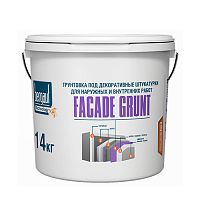 FACADE GRUNT, 14 кг, Грунтовка под декоративные штукатурки, Bergauf – ТСК Дипломат